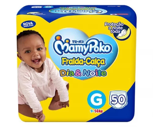 Fralda-Calça MamyPoko Dia&Noite G 50 Unidades