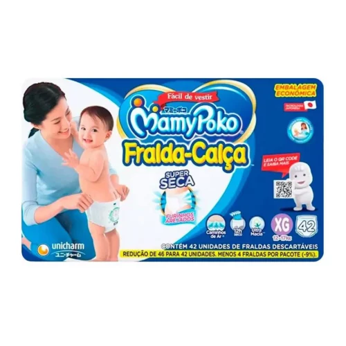 Fralda Calça MamyPoko Super Seca XG 42 Unidades