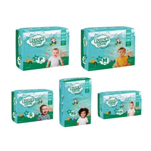 Fralda Flock Baby Sempre Sequinha