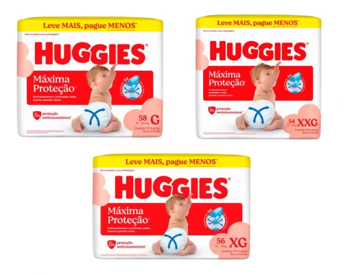 Fralda Huggies Supreme Care