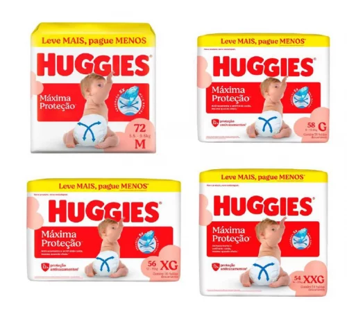 Fralda Huggies Supreme Care