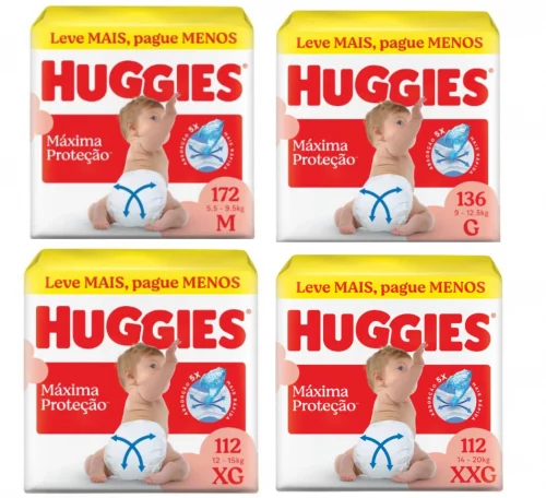 Fralda Huggies Supreme Care