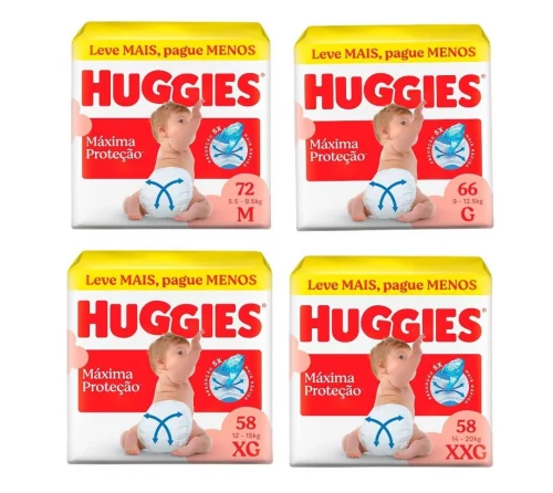 Fralda Huggies Supreme Care