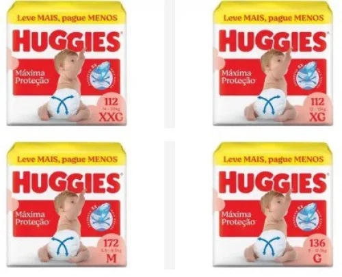 🍼 Fralda Huggies Supreme Care Máxima Proteção