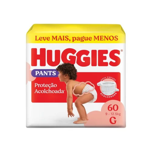 Fralda Huggies Supreme Care Pants G 60 unidades