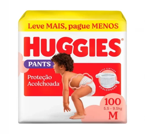 Fralda Huggies Supreme Care Roupinha M 100 unidades