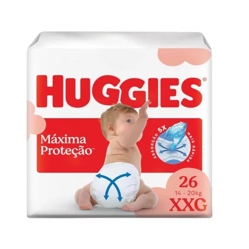 Fralda Huggies Supreme Care XXG unidades