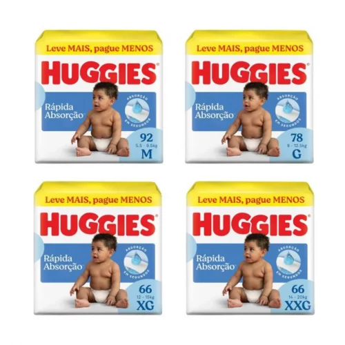 Fralda Huggies Tripla Proteção Hiper