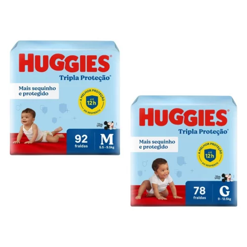 Fralda Huggies Tripla Proteção