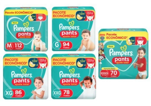 Fralda Pampers Pants Ajuste Total M ao XXXG