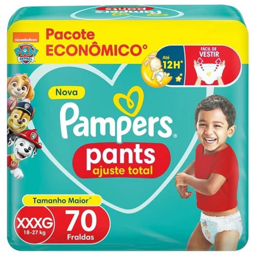 Fralda Pampers Pants Ajuste Total XXXG 70 Un