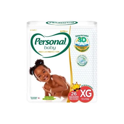 Fralda Personal Baby Premium Protection XG 26 Unidades