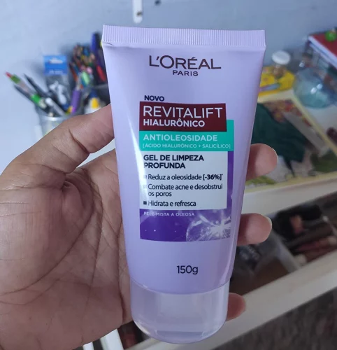 Gel de Limpeza Antioleosidade L'Oréal Paris Revitalift Hiaurônico 150g