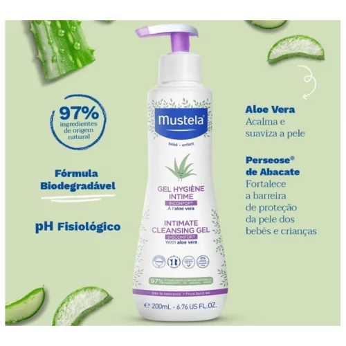 Gel Higiene Áreas Delicadas Mustela 200ml