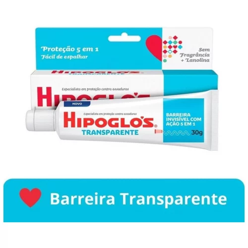 HIPOGLÓS® Transparente Creme Preventivo De Assaduras, 30g