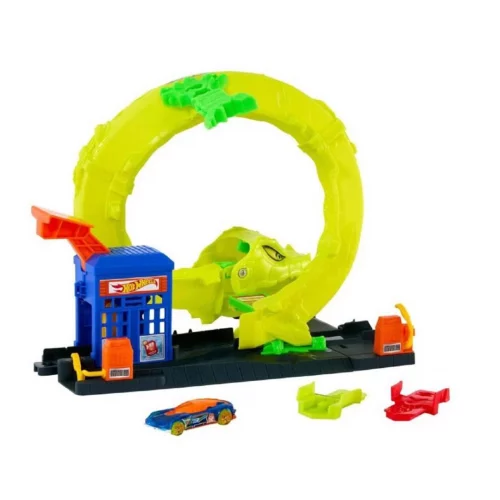 Hot Wheels City Pista de Brinquedo Ataque de Cobra
