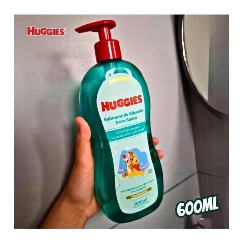 HUGGIES Sabonete Líquido Huggies Extra Suave - 600Ml