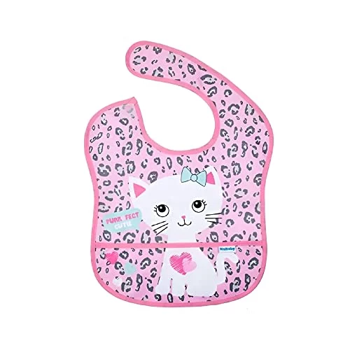 Kababy Standard Babador, Rosa (Gatinha), 6+ Meses