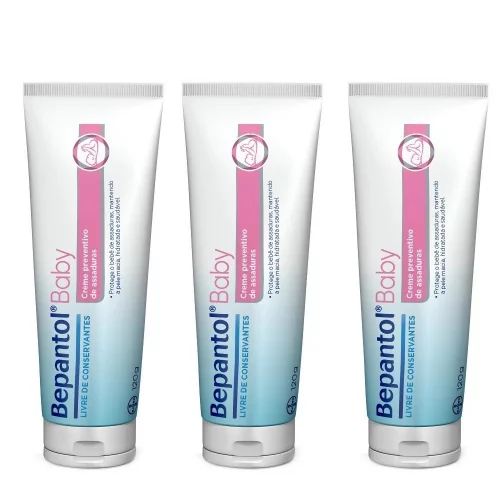 Kit 3 Pomada Assadura Bepantol Baby 120g