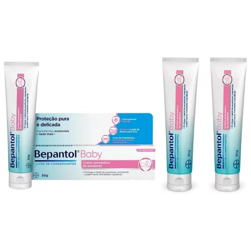 Kit 3 Pomada Assadura Bepantol Baby 30g