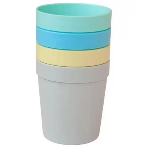 Kit 4 Copos Bebês 200ml Menino Candy Color