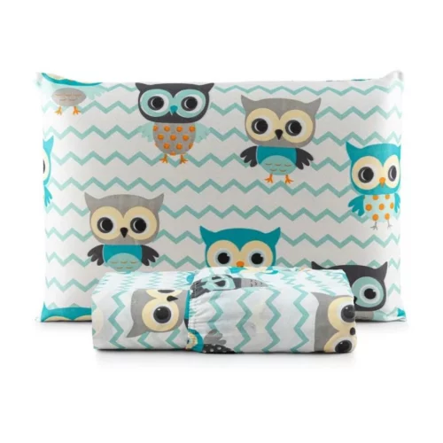 Lençol de Cama Infantil Solteiro 2 Peças Com Elástico Estampas Variadas