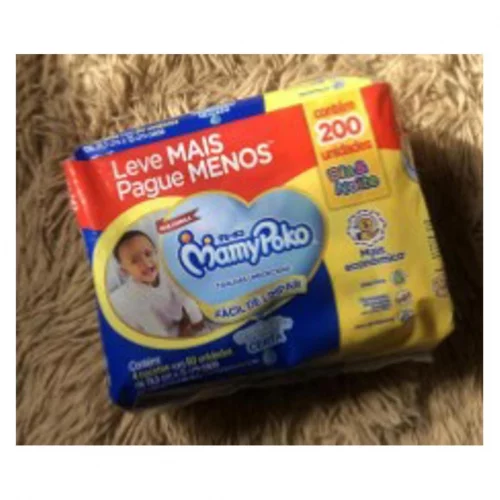 Lenços Umedecidos MamyPoko Dia&Noite 200 Unidades (4 Pcts de 50 Unidades Cada)