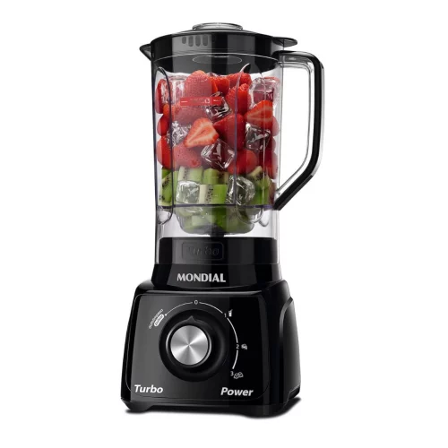 Liquidificador Turbo Power, Mondial, Preto, 550W, 110V - L-99 FB