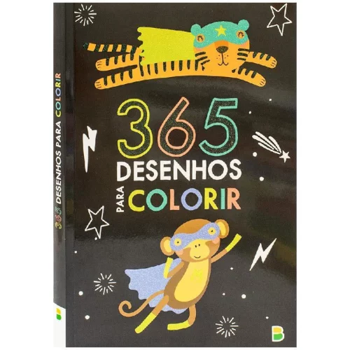 Livro 365 Desenhos Para Colorir