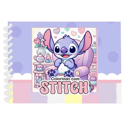 Livro De Colorir Stitch A5