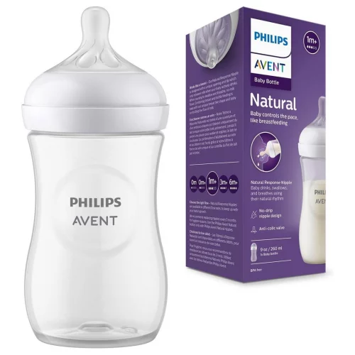 Mamadeira Pétala 3.0 260ml Transparente
