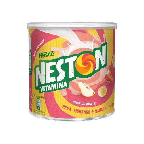 Neston Cereal Infantil Vitamina Morango, Pêra e Banana 400g