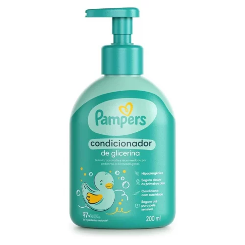 Opção de retirada grátis na loja. Consulte disponibilidade para sua região!Condicionador Pampers Glicerina 200ml