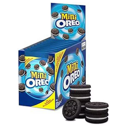 Oreo Biscoito Recheado Mini Original Display Com 10 Unidades De 35G