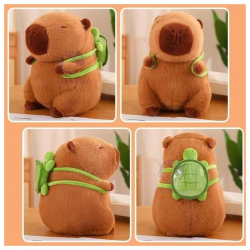 Pelúcia Capivara Com Mochila 25cm