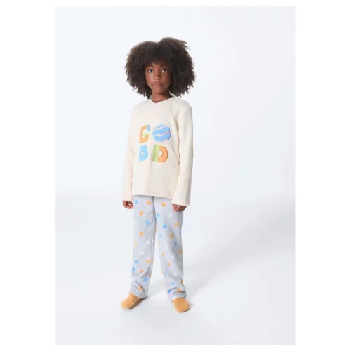 Pijama Infantil Estampado em Fleece, Hering Kids - Tam 02 ao 14
