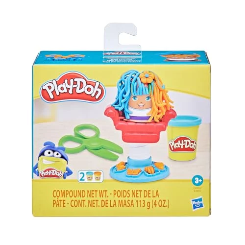 Play-Doh Massinha de Modelar Infantil, Mini Kit Corte Maluco - conjunto de massinha com acessórios e 2 potes de massinha colorida, lembrancinha Dia da...
