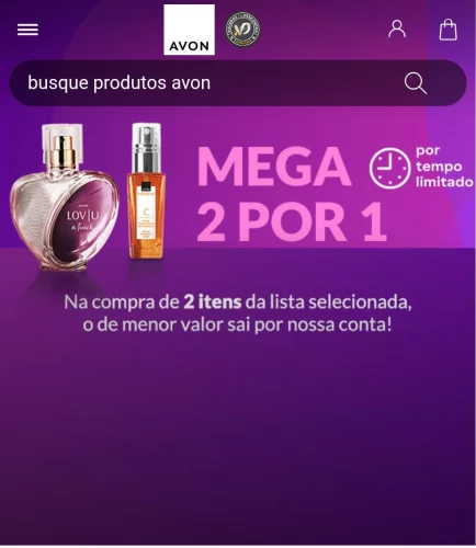 🚨 PROMO AVON: LEVE 2 E PAGUE 1 🚨