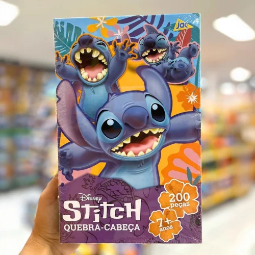 Quebra-cabeça Stitch 200 peças Disney - JAK