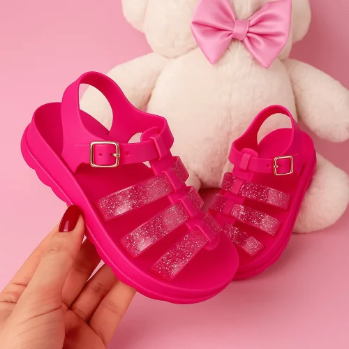 Sandália Bebê Feminino Papete Confortável Birken Calçado Para Escola