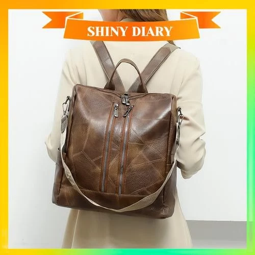 🧡 SHINYDIARY Mochila Feminina Masculino Escolar Passeio Coreano Grande Capacidade Impermeável