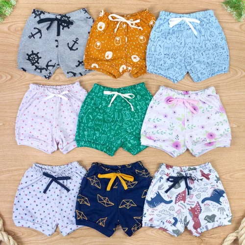 🛍️Shorts para Bebê Minimalista
