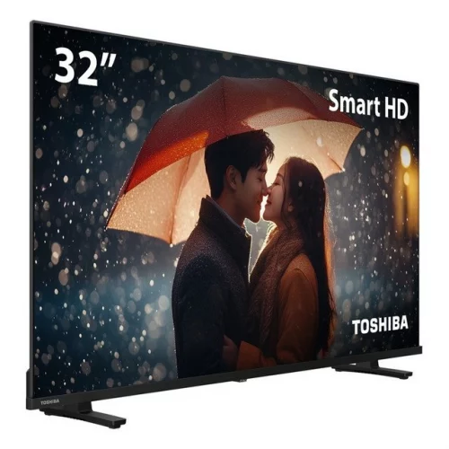Smart Tv Dled 32 Hd Toshiba Vidaa Com Assistente De Voz 2hdmi 2usb Wi-fi