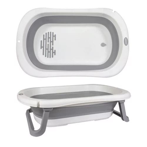 - Super Banheira Infantil Antiderrapante KaBaby Cinza