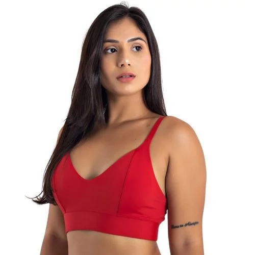 🧡 Sutiã Reforçado Top Microfibra Sem Bojo Lingerie Feminino