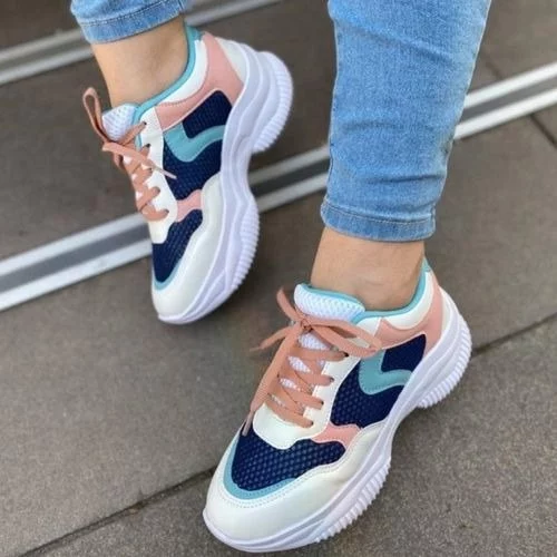 🧡 Tênis Feminino blogueira búfalo Lançamento colorido