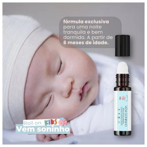 Aromaterapia Infantil Soninho Bebê Natural Blend Óleos Essenciais