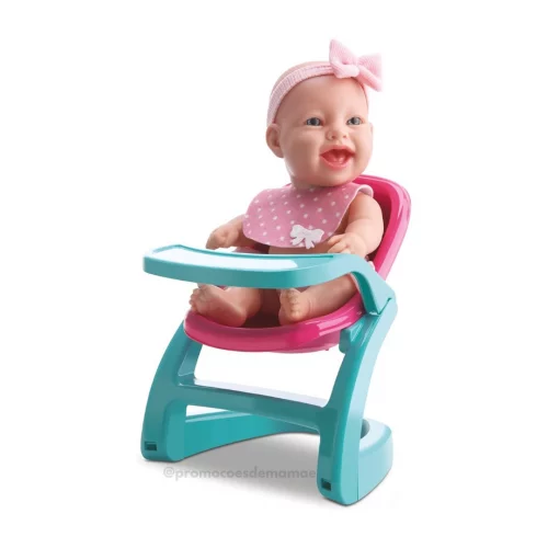 Bambola Boneca Baby Babilina Mini Papinha 23cm