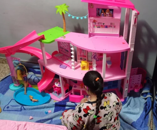 🛍️Barbie Casa de Bonecas Dos Sonhos para crianças a partir de 3 anos