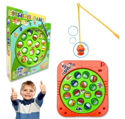 Brinquedo Pesca Peixe Jogo Pega Peixe Vareta Infantil